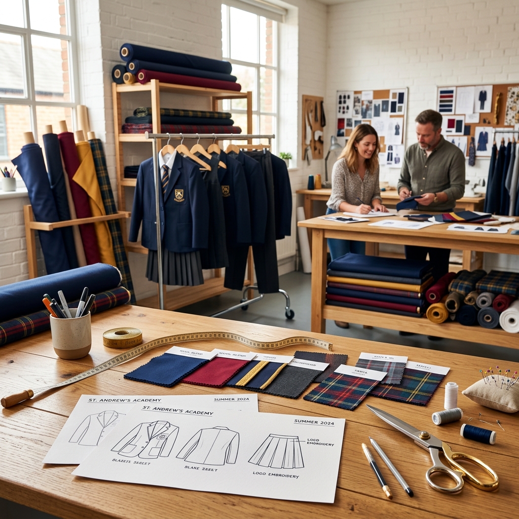 Tailoring sketches and design sheets